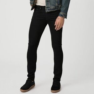 PAIGE Men's Croft Skinny Jeans in Black Shadow Size 29